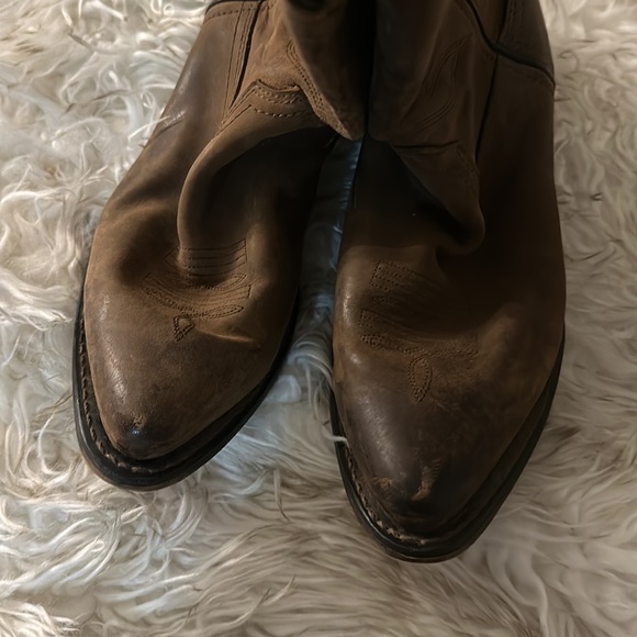 Durango Brown Leather Women’s Western Boots - Picture 3 of 4